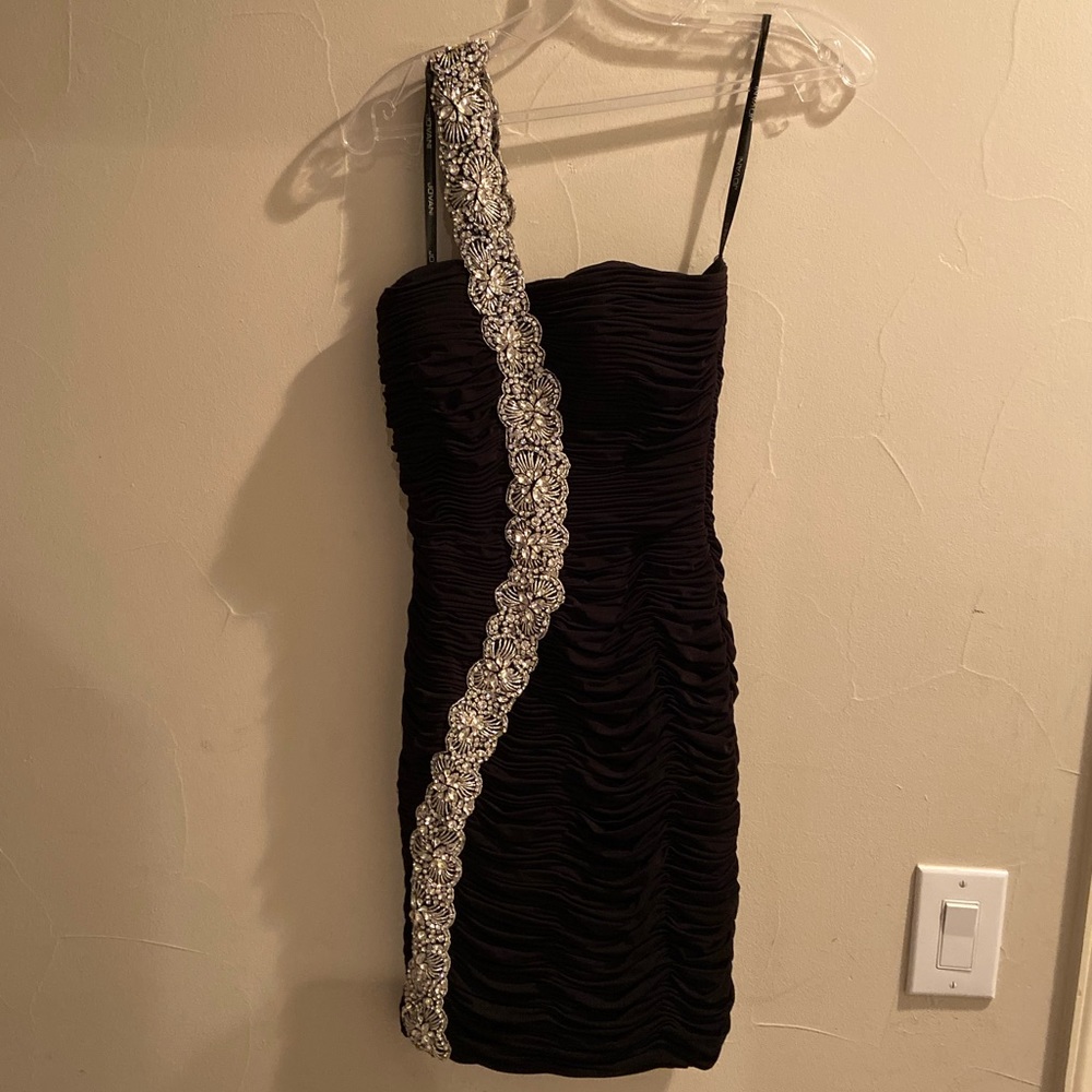 Jovani black cocktail dress